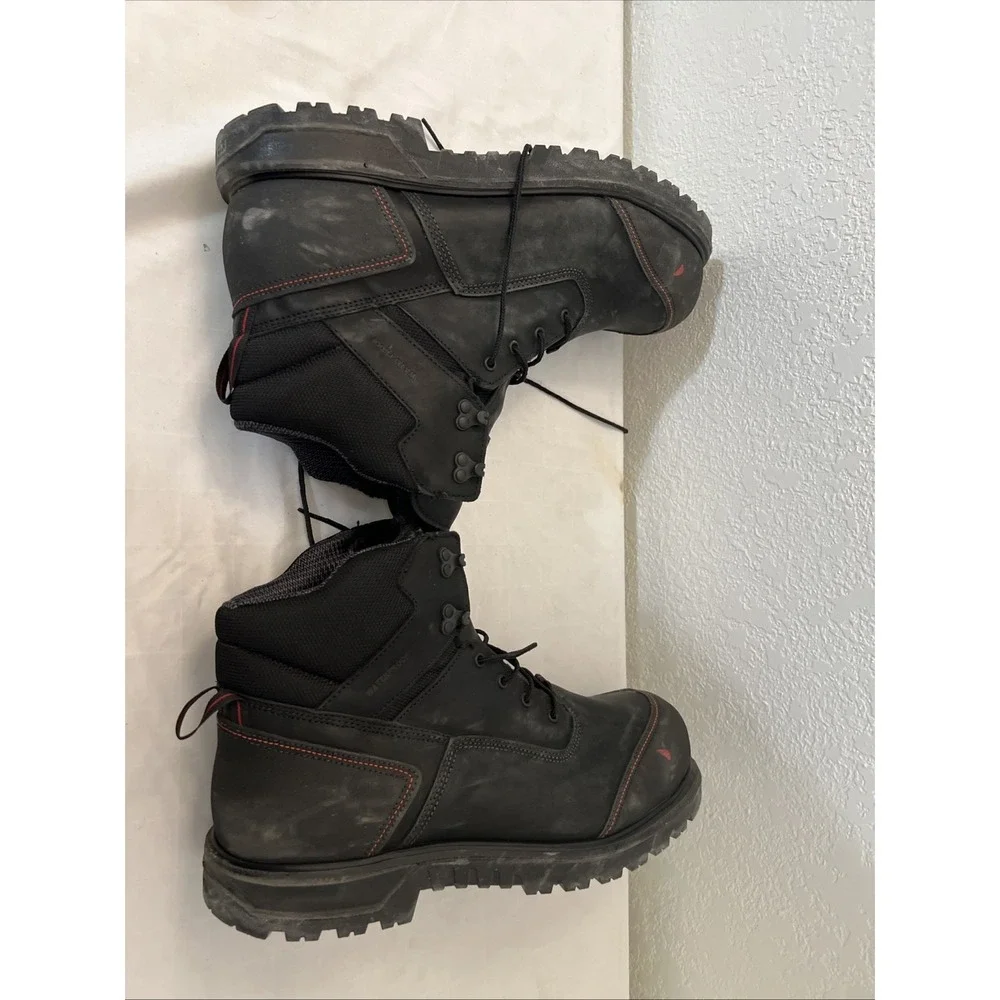 RED WING 2400 BRNR XP Safety Toe Waterproof Boot Mens 14D  Black 2413-18 EU 48
